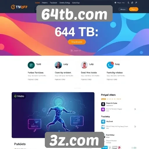 Interface do 64tb.com e sua usabilidade