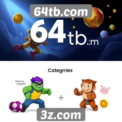 Análise das principais categorias de jogos no 64tb.com