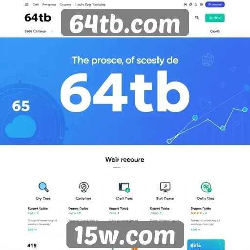 Acessibilidade e usabilidade do site 64tb.com
