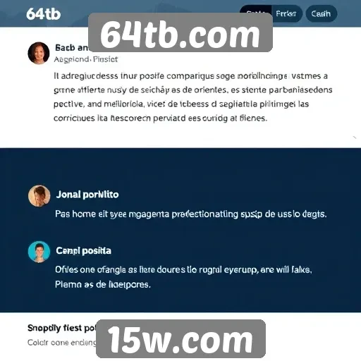 Feedback dos usuários sobre a experiência no 64tb.com